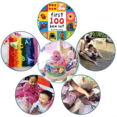 learning | AADC News | A collage of six photos shows Rylae-Ann engaging in different types of play-based learning activities.