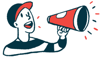 Global Genes RARE Patient Advocacy Summit | AADC News | announcement illustration of person with megaphone