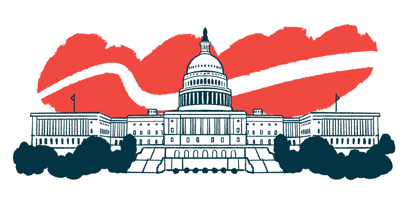 This illustration shows the U.S. Capitol building, seat of the legislative branch of the country's federal government.