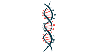 An illustration shows a DNA strand.