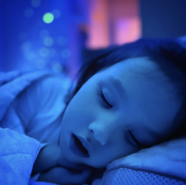 Photo of a sleeping child