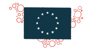 An illustration shows the flag of the European Union.